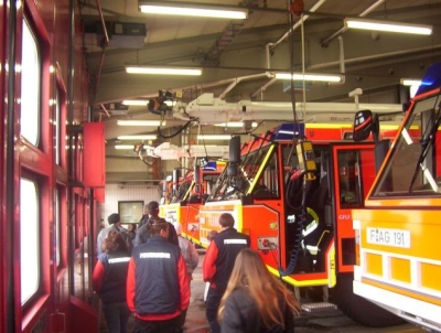 Besuch bei der Flughafen Feuerwehr Frankfurt 039