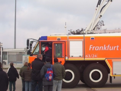 Besuch bei der Flughafen Feuerwehr Frankfurt 043