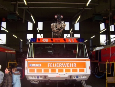 Besuch bei der Flughafen Feuerwehr Frankfurt 046