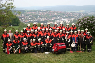Gemeinsame Werbeaktion der Feuerwehren aus Eisenbach und Obernburg 010