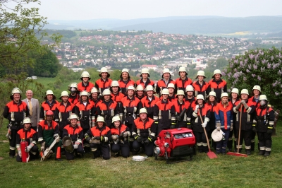 Gemeinsame Werbeaktion der Feuerwehren aus Eisenbach und Obernburg 012