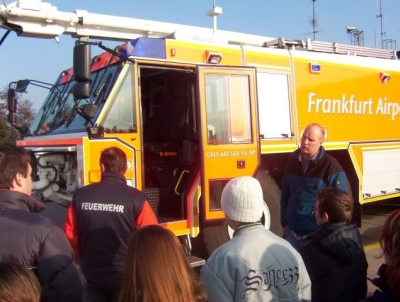 Besuch bei der Flughafen Feuerwehr Frankfurt 029