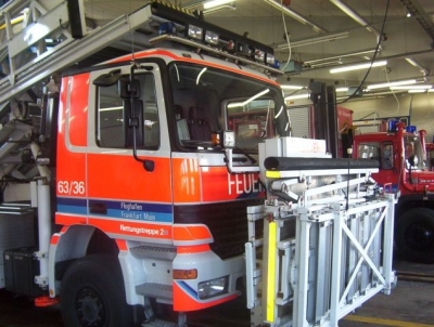 Besuch bei der Flughafen Feuerwehr Frankfurt 034